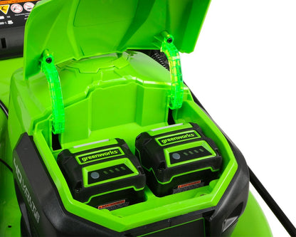 40V 21" Cordless Battery Self-Propelled Lawn Mower w/ (2) 4.0Ah USB Batteries & Charger