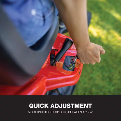 Troy-Bilt TB30B 30 In. 10.5 HP 6-Speed Manual Rear Engine Riding Mower