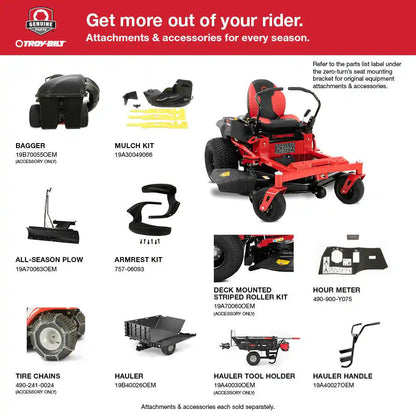 Troy-Bilt Mustang Z54 54 In. 24 HP Kohler Dual Hydrostatic Zero Turn Mower