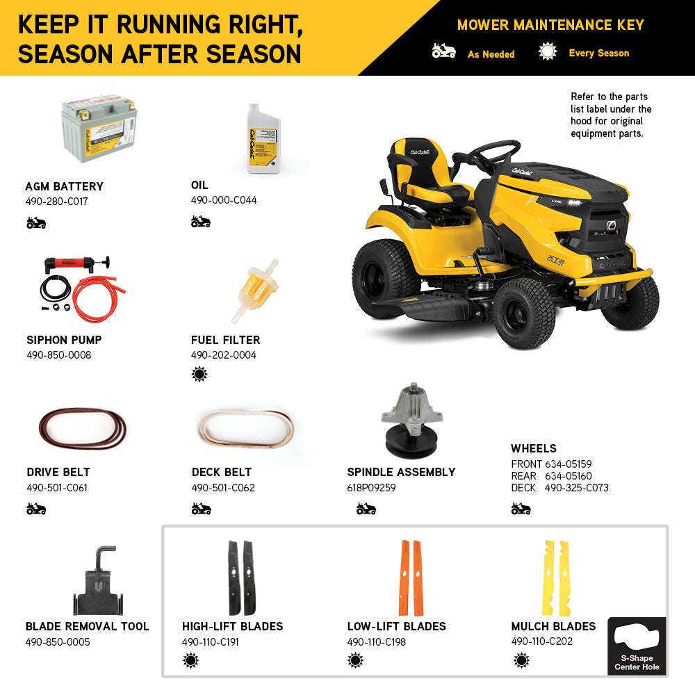 Cub Cadet LX42 XT2 Riding Lawn Mower | Enduro Series | 42" | 20HP