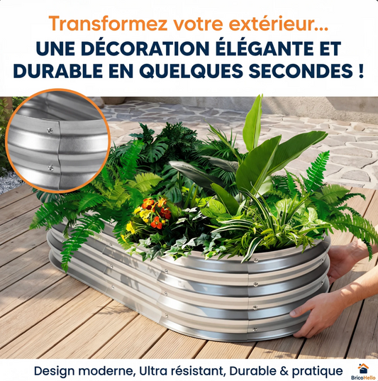 Bac à fleurs ultra-résistant